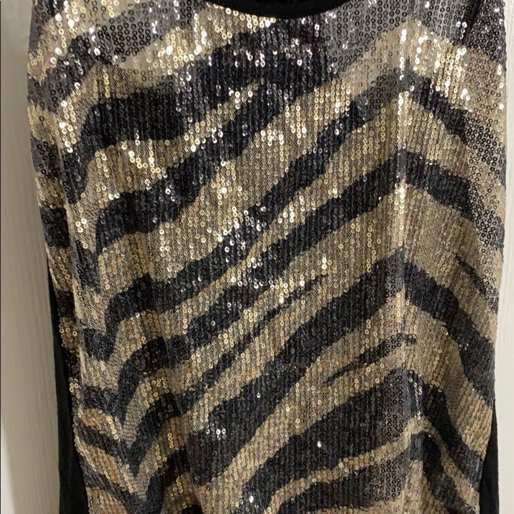 💜 See through glitter tank top. Small - Picture 4 of 4